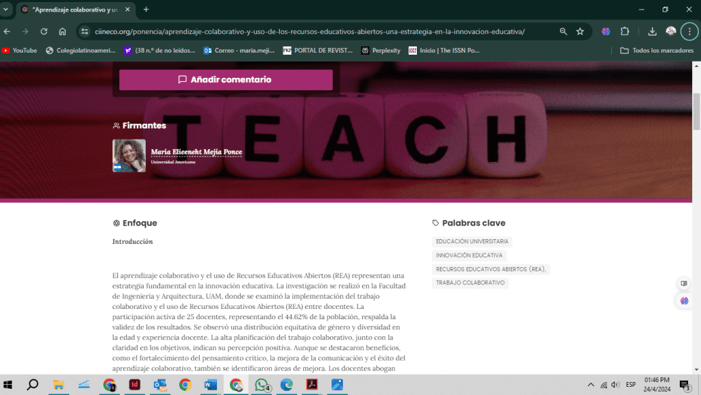 Innovación Docente