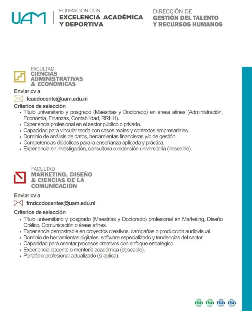 criterios de fcae y fmdcc