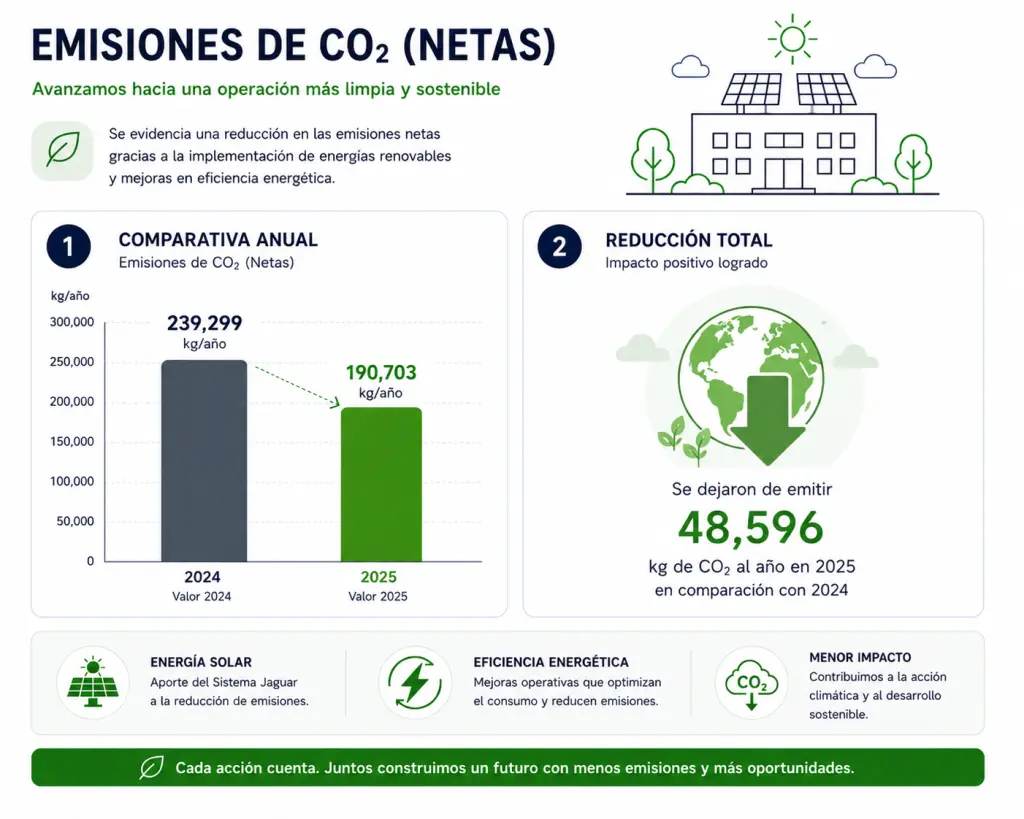 Emisiones de CO2 Netas