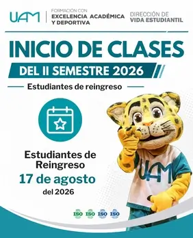 Inicio de Clases del II Semestre 2026